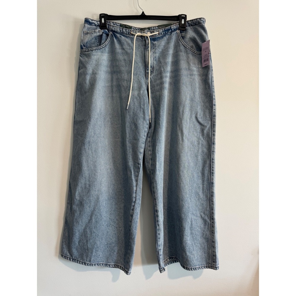 Wild Fable Low Rise Loose Jeans Womens Medium rigid Denim wide leg vintage retro